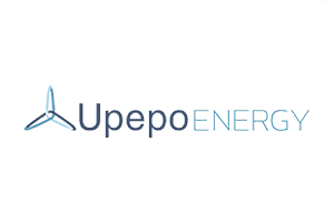 A logo of upepo energy