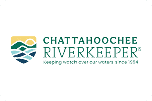 A logo of the chattooghe riverkeeper.